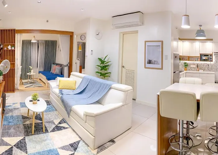 Large 1-bedroom 60sqm Makati Rockwell Cbd Poblacion Apartment